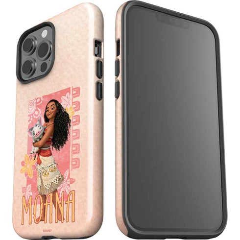 Disney Princess Moana and Pua iPhone 15 Pro Max Impact Case